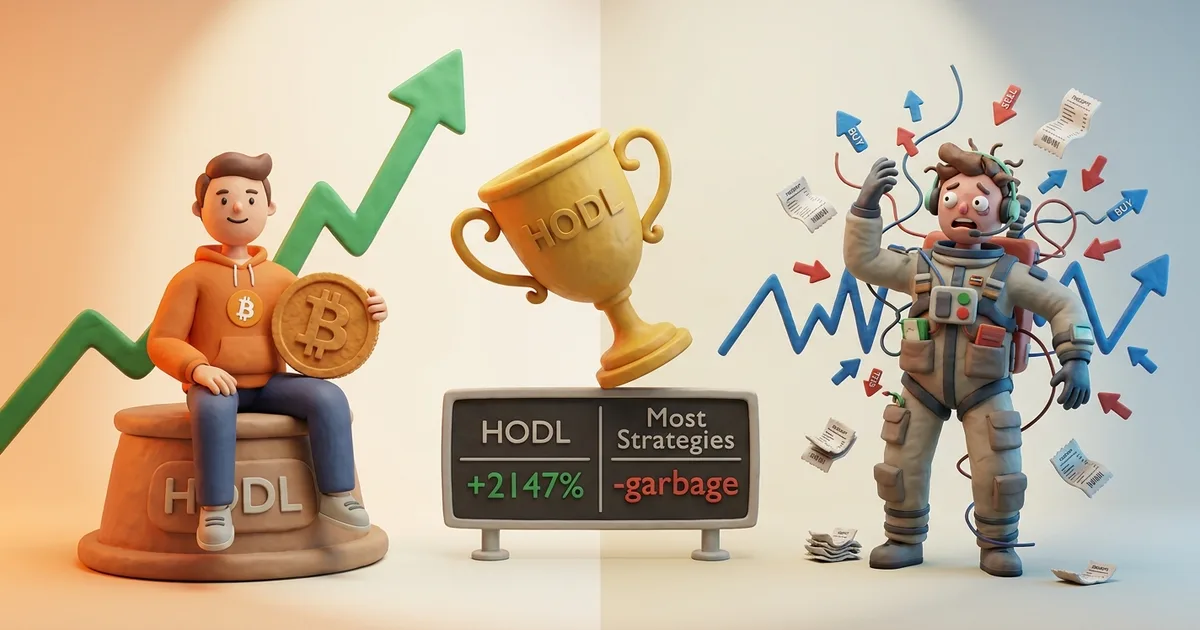 Beat HODL or Don't Bother: The First Question I Ask Every Strategy