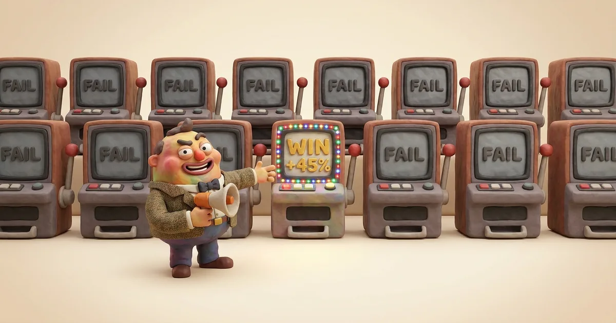 P-Hacking: 20 Random Strategies. One Looks Brilliant. By Luck Alone.