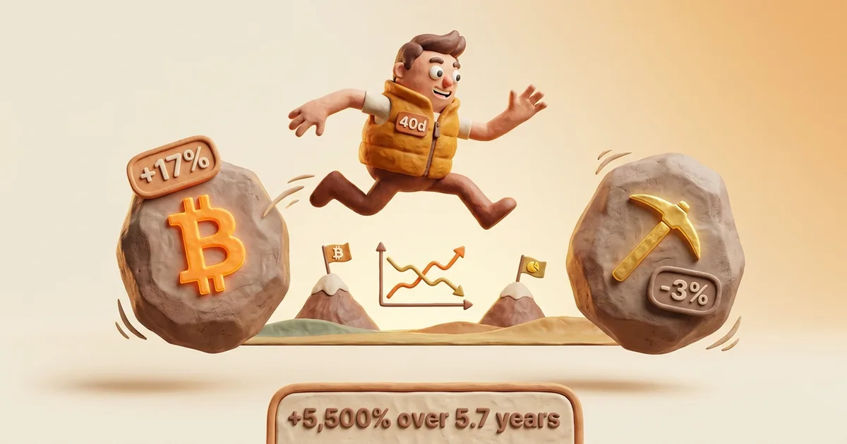 The Hedge Hopper: A Bot That Jumps Between Bitcoin and Gold Miners