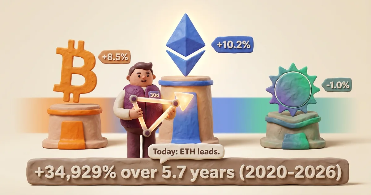 The Tri-Rotator: Three Assets, One Daily Question, +34,929% Backtest
