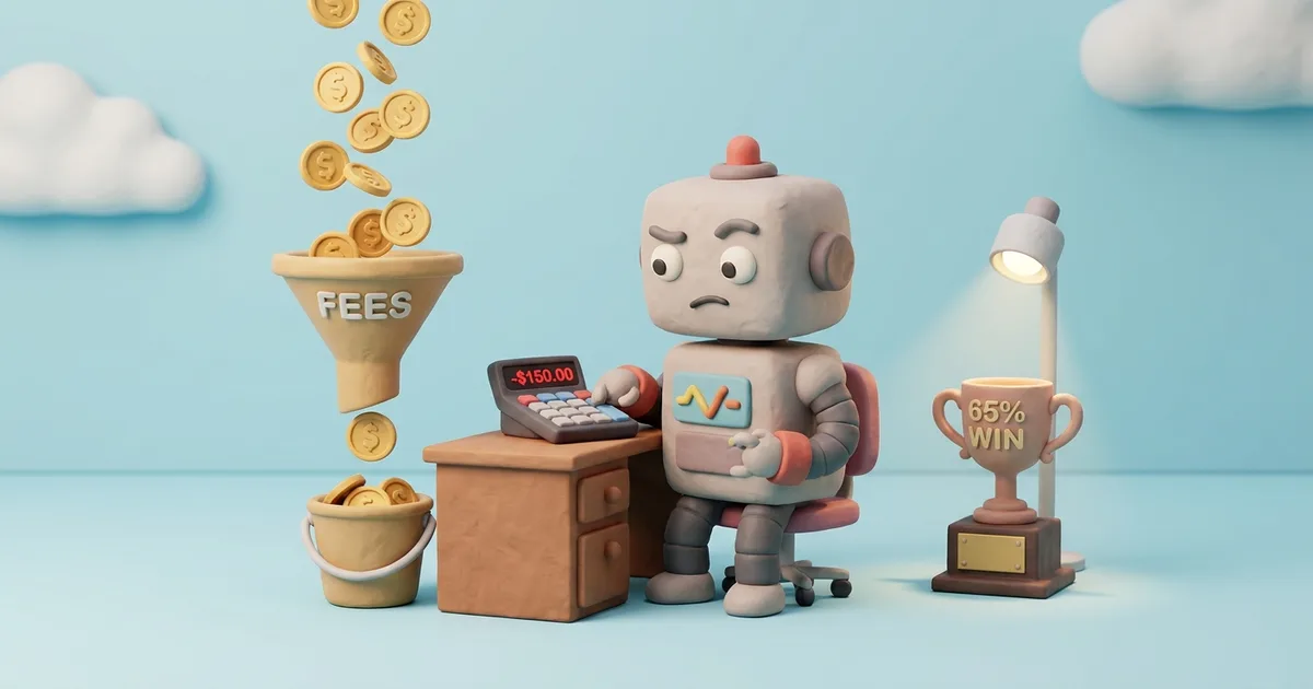64.8% Win Rate and Still Losing Money: How Fees Kill Your Trading