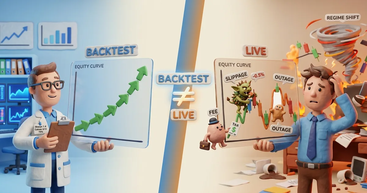 Live ≠ Backtest: The Day My 'Perfect' Strategy Met the Real World