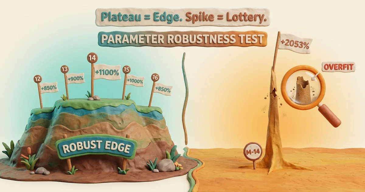 Parameter Robustness: The Test That Catches Lottery Winners Pretending to Be Strategies